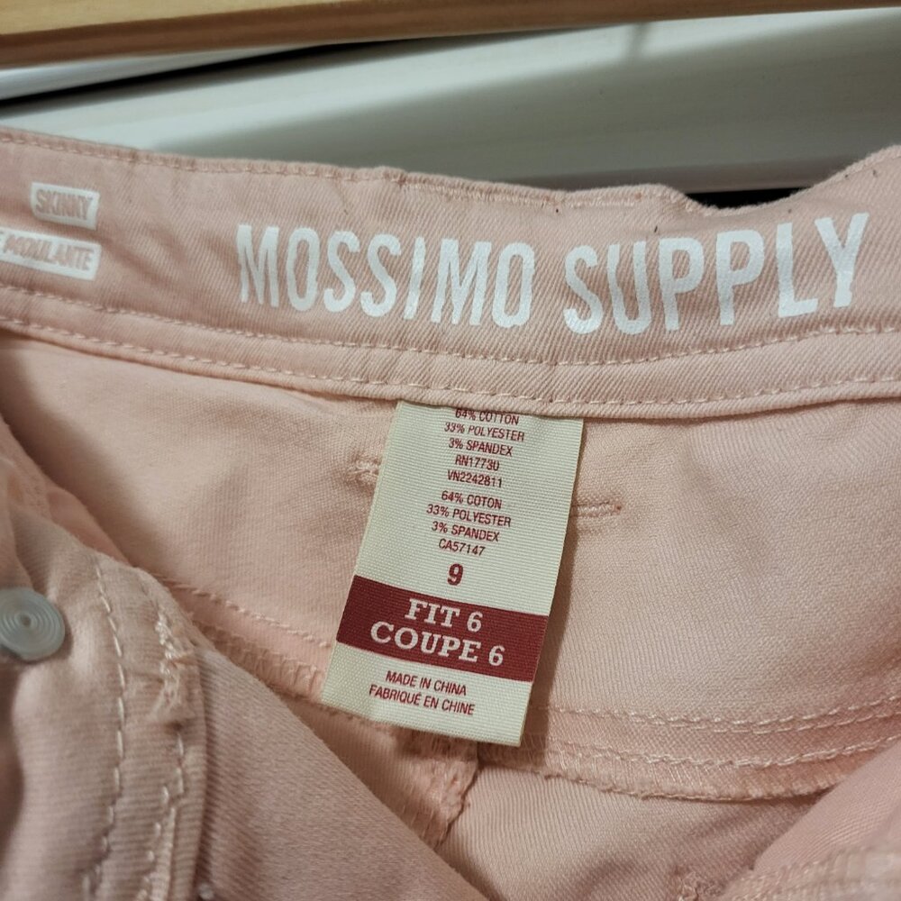 Light Pink Skinny Jeans size 9 Mossimo - Picture 3 of 3